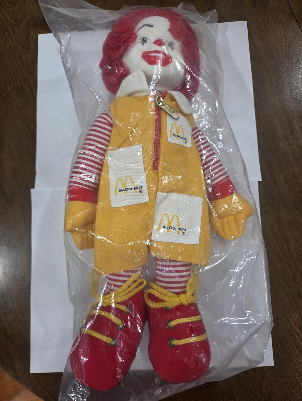Vintage McDonald's Ronald-Style Plush Doll